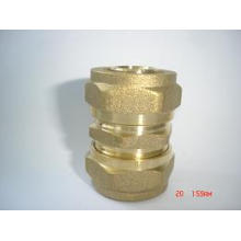 Straight Connector with Brass Color for Pex Pipe